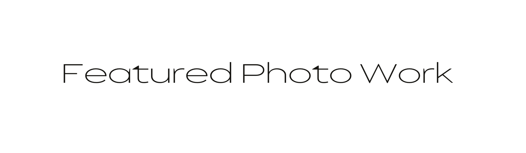 Featured Photo Work